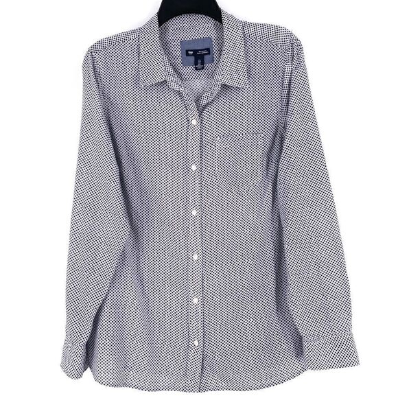 Gap Boyfriend Fit Button Down Top Size L - Picture 1 of 4